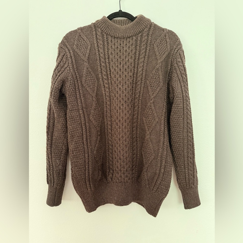 Marc Jacob’s Women’s S Brown Cable Knit Sweater
